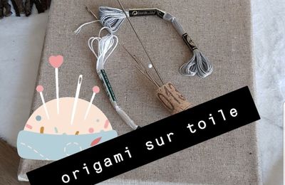 Origami sur toile