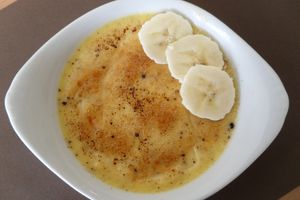 Crèmes brûlés à la banane