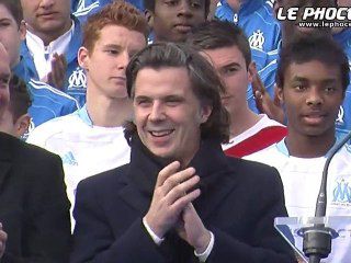 Présentation de Vincent Labrune,nouveau président de l'OM