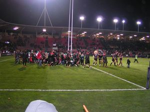 Les poussins au Stade Toulousain le 07/12/2014