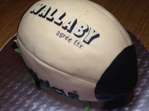 G Cake Joe Ballon De Rugby Gcakefactory Com