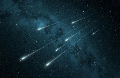 Les étoiles filantes …