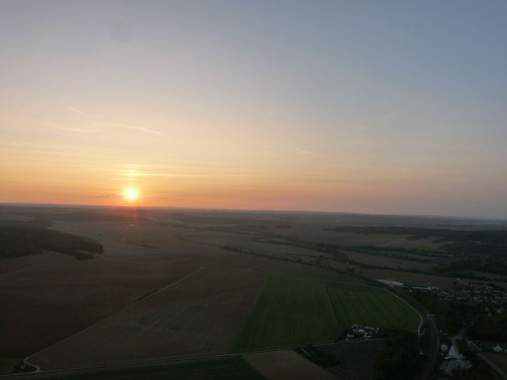 Vol avec le fiston au dessus d'Ancy-le-Franc