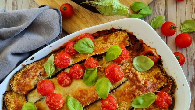 Aubergines à la parmigiana