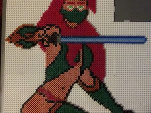 Warrior hama beads