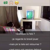 Humour Neymar: Télé à la verticale - Doc de Haguenau