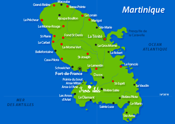 Les Trois-Îlets en Martinique