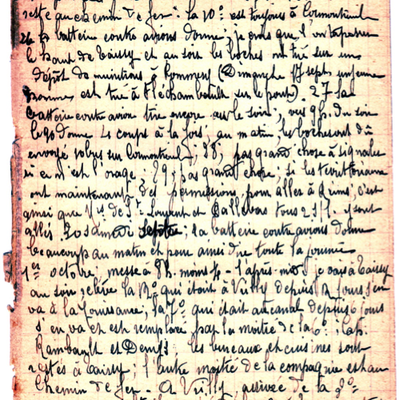 Mercredi 12 mai 1915, Nuit tranquille, sauf gros coups, canons et bombes de temps en temps, la nuit