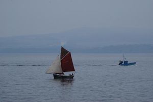 à Tréboul sur la plage