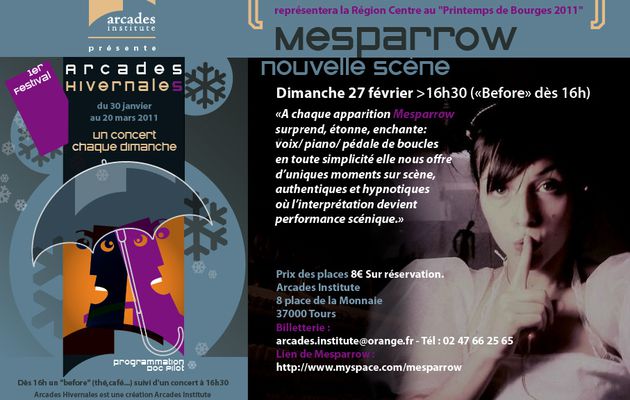 Mesparrow dimanche 27 février >COMPLET !!!!!