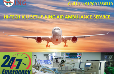 King Air Ambulance Instant Service in Kolkata