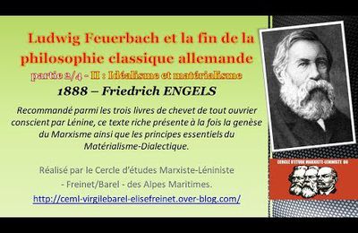 1888 Ludwig Feuerbach et la fin de la philosophie 2s4 Friedrich ENGELS