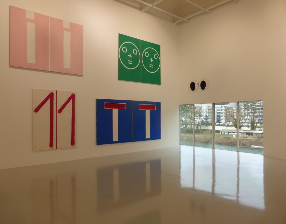 Exposition Bernard Piffaretti. Juste retour (des choses et des mots), Frac Franche-Comté, Besançon © photographies Le curieux des arts Gilles Kraemer, visite presse février 2015  
