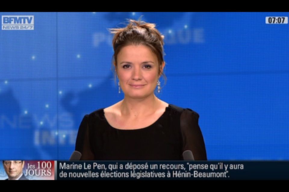 [2012 06 29] PASCALE DE LA TOUR DU PIN - BFM TV - PREMIERE EDITION @07H00