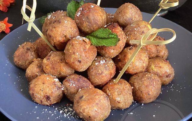 Billes de courgettes au gruyère 