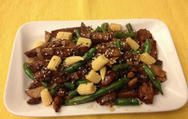 Meal prep London Seitan Stir Fry -Plant Sumo