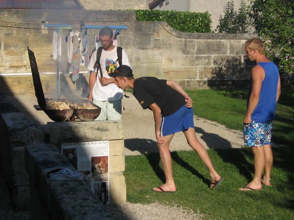 Juillet 2008, séjour de découverte de la spéléologie à Lisle-En-Rigault