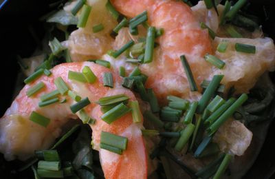 Salade de crevettes