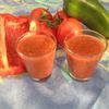 Gaspacho (Soupe froide tomate-concombre-poivron espagnole)
