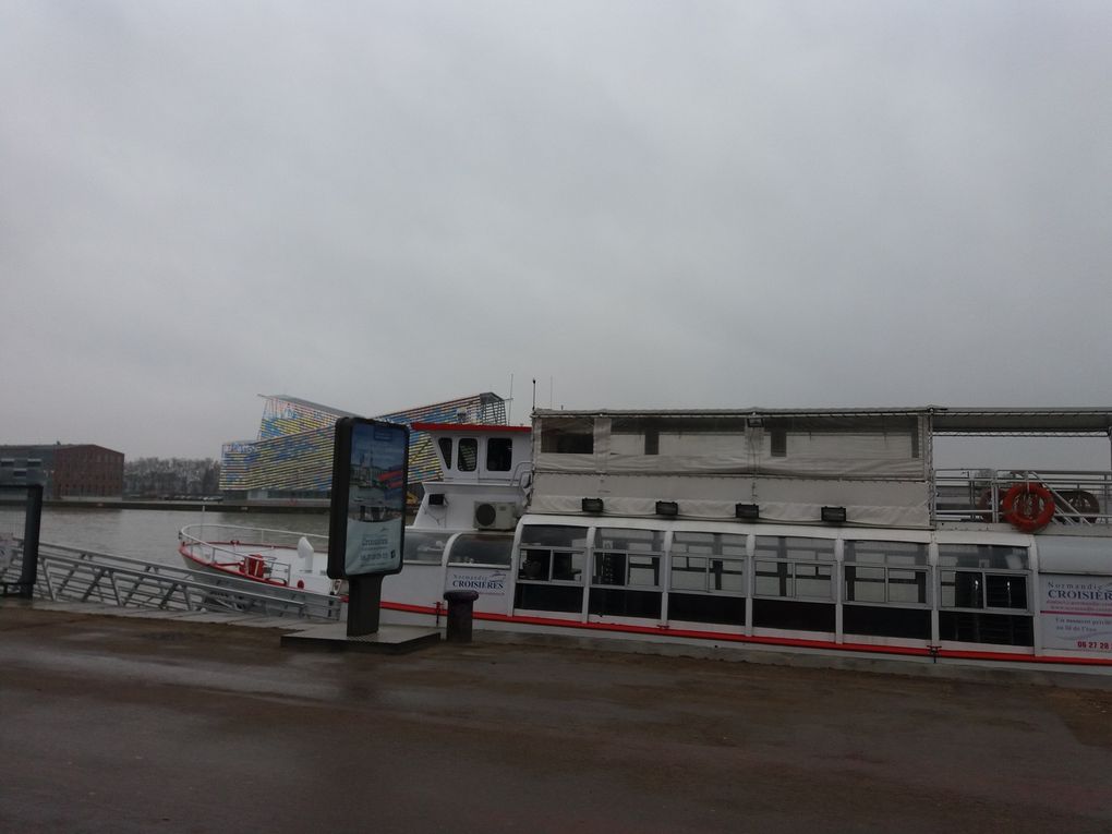 La visite du port de Rouen