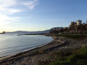 Vancouver Lookout, Cheesecake und Sonnenuntergang am &quot;Sunset Beach&quot;