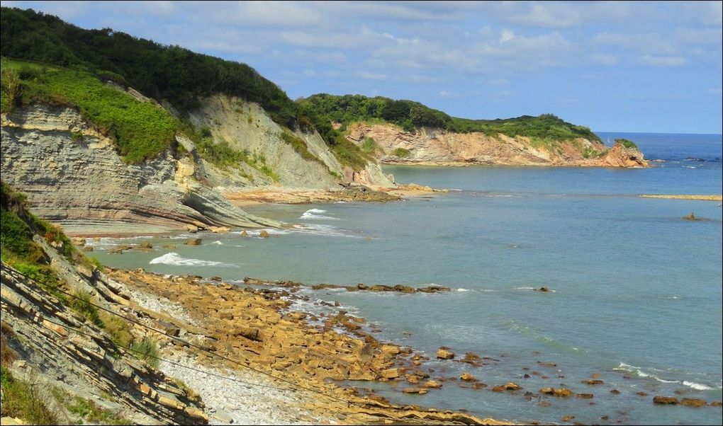 Corniche Basque , Sentier du Littoral de Hendaye à Saint-Jean-de-Luz ( Pyrénées-Atlantiques 64 ) AAA Rando