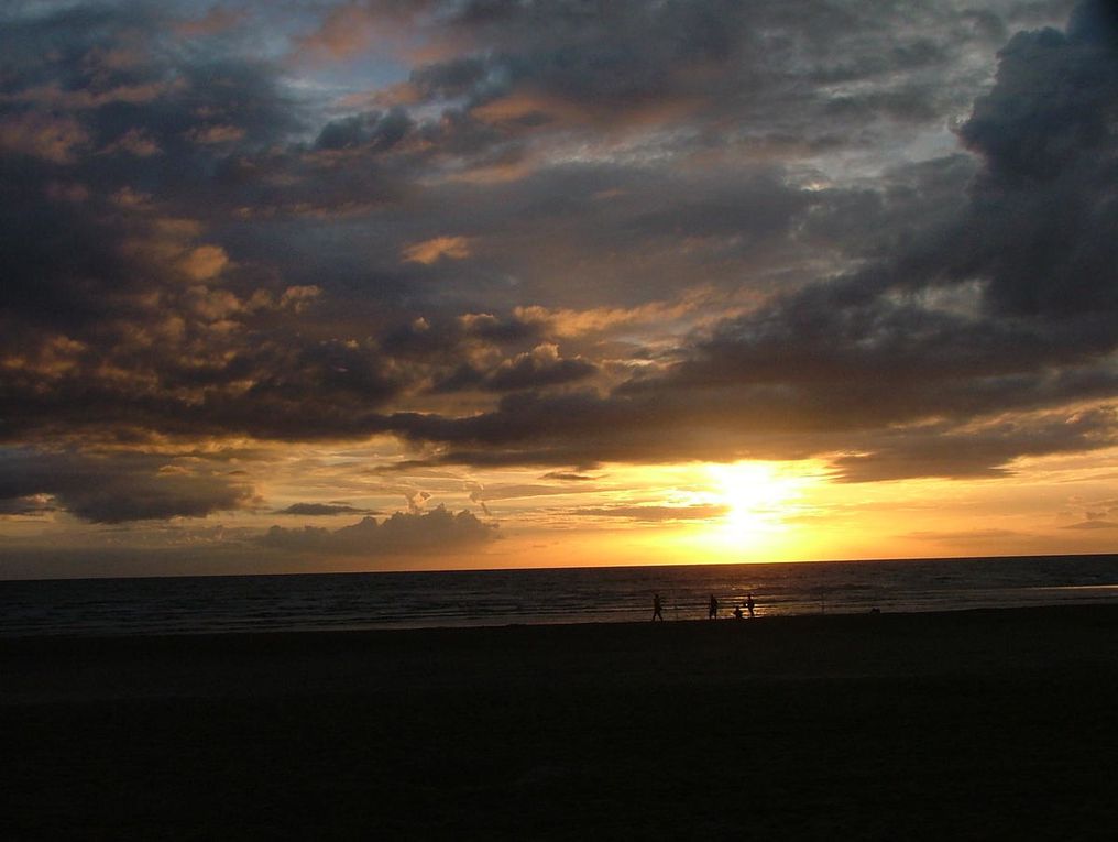 quelques couchers de soleil sur la mer, à Stella...