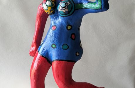 QUELQUES SCULPTURES INSPIRÉES DE NIKI DE ST PHALLE POUR L'ANIMATION MODELAGE DE LA FÊTE