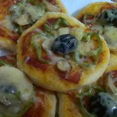 Mini-pizza végétarienne - Dans la Cuisine de Tulipa