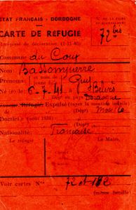 ARTICLE 6 / Un Mosellan expulsé en Zone Libre 1941 / 1942