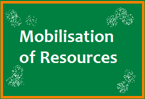 Services of the Datamation in Resource Mobilization