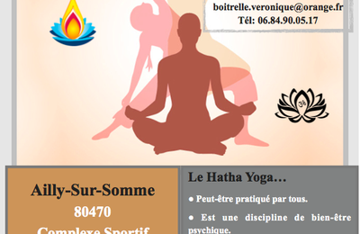 Reprise des cours de Hatha-Yoga AILLY-SUR-SOMME 2018/2019