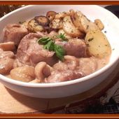 Filet mignon de porc aux marrons et abricots