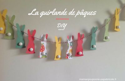 DIY - Guirlandes lapins de Pâques