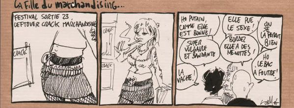 La fille du marchandising ...
