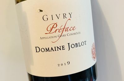 Givry préface 2019 Domaine Joblot