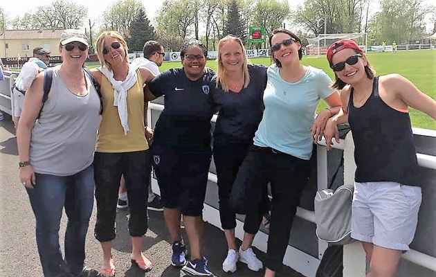 Quand les copines de l'ancien Juvisy se retrouvent pour le match Soyaux-Paris FC