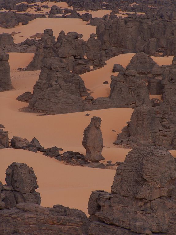 Noël 2007, nous découvrons la magie du Tassili N'Ajjar, le plus beau des déserts du Sahara sans conteste !
