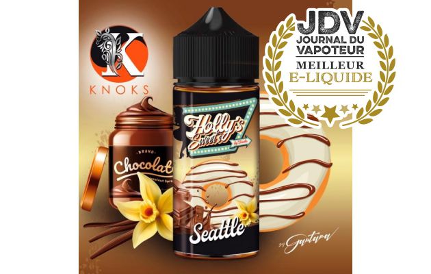 Test - Eliquide - Seattle gamme Holly's Sweet de chez Knoks