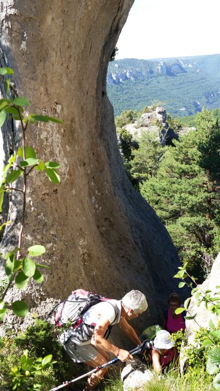 Des passages délicats pour les randonneurs,