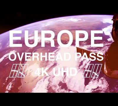 L'Europe depuis l'espace en 4K
