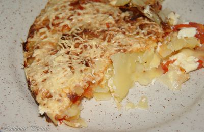 Gratin de pommes de terre et tomates