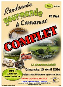 RANDONNEE GOURMANDE 2016