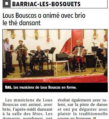 Actualité de Barriac les Bosquets