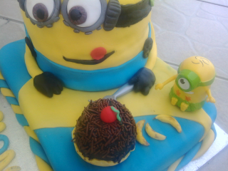 Gâteau minion