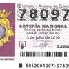 Sorteo especial Loteria Nacional