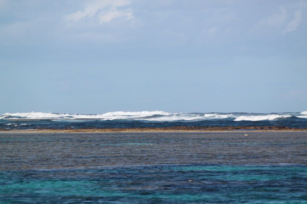 Ballade en Bateau sur l'atoll de nokanhui mai 2012