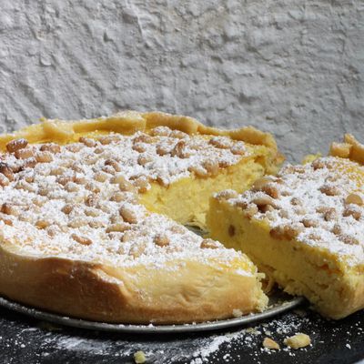 Torta Della Nonna à la ricotta et au citron