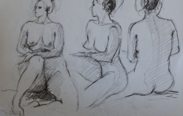 Marianna à l'atelier Modèle vivant