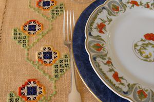 "Liseron" des sets de table en broderie Hardanger